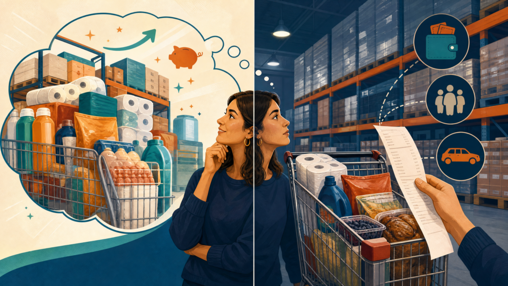Contraste entre expectativa e realidade na experiência de compra do Sam’s Club